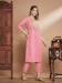 Picture of Beauteous Silk Rosy Brown Readymade Salwar Kameez