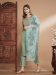 Picture of Exquisite Silk Dark Sea Green Readymade Salwar Kameez