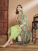 Picture of Beautiful Silk Tan Readymade Salwar Kameez