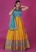 Picture of Magnificent Silk Golden Rod Readymade Gown