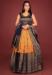 Picture of Comely Silk Sandy Brown Readymade Gown