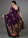 Picture of Shapely Silk Brown Saree