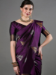 Picture of Shapely Silk Brown Saree