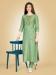 Picture of Charming Rayon Dark Sea Green Kurtis & Tunic