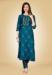 Picture of Wonderful Rayon Teal Kurtis & Tunic