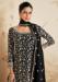 Picture of Superb Georgette Black Straight Cut Salwar Kameez