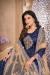 Picture of Taking Georgette Medium Blue Anarkali Salwar Kameez