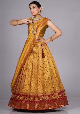 Picture of Bewitching Silk Peru Lehenga Choli