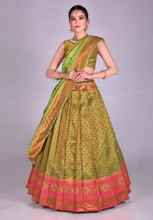 Picture of Well Formed Silk Sienna Lehenga Choli