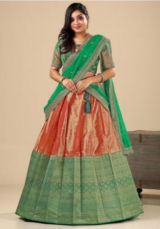 Picture of Comely Silk Burly Wood Lehenga Choli