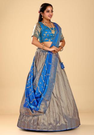 Picture of Pleasing Silk Rosy Brown Lehenga Choli