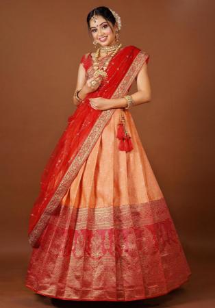 Picture of Beauteous Silk Chocolate Lehenga Choli