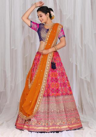 Picture of Classy Silk Chocolate Lehenga Choli