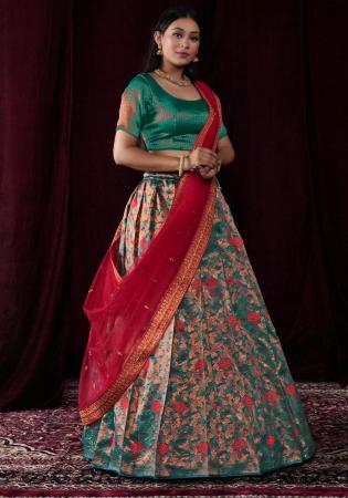 Picture of Ravishing Silk Dark Slate Grey Lehenga Choli