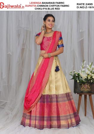 Picture of Bewitching Silk Tan Lehenga Choli