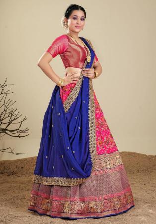 Picture of Taking Silk Rosy Brown Lehenga Choli