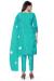 Picture of Organza Light Sea Green Straight Cut Salwar Kameez