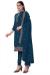 Picture of Silk Midnight Blue Straight Cut Salwar Kameez