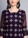 Picture of Wonderful Georgette Dark Magenta Kurtis & Tunic