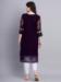 Picture of Wonderful Georgette Dark Magenta Kurtis & Tunic