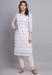 Picture of Classy Georgette White Kurtis & Tunic