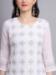 Picture of Classy Georgette White Kurtis & Tunic