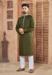 Picture of Amazing Cotton Dark Olive Green Kurtas