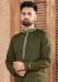 Picture of Amazing Cotton Dark Olive Green Kurtas