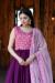 Picture of Admirable Chiffon Medium Violet Red Readymade Gown