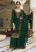 Picture of Georgette Sea Green Straight Cut Salwar Kameez