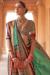 Picture of Appealing Silk Dark Olive Green Saree