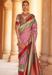 Picture of Pretty Silk Pale Violet Red Saree