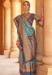 Picture of Nice Silk Light Slate Grey Saree