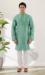 Picture of Excellent Cotton & Silk Dark Sea Green Kurtas