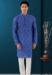 Picture of Radiant Cotton & Silk Dark Slate Blue Kurtas