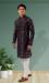 Picture of Lovely Cotton & Silk Dark Olive Green Kurtas