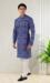 Picture of Grand Cotton & Silk Dark Slate Blue Kurtas