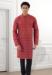 Picture of Bewitching Cotton & Silk Maroon Kurtas