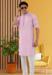 Picture of Radiant Cotton & Silk Pink Kurtas