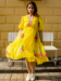 Picture of Enticing Georgette Yellow Kurtis & Tunic