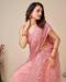 Picture of Resplendent Net Pale Violet Red Saree