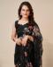 Picture of Excellent Net Black Saree