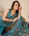 Picture of Magnificent Net Cadet Blue Saree