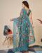 Picture of Magnificent Net Cadet Blue Saree