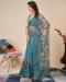 Picture of Magnificent Net Cadet Blue Saree