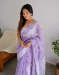 Picture of Gorgeous Cotton Light Slate Grey Saree