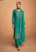 Picture of Ideal Silk Dark Cyan Straight Cut Salwar Kameez