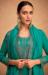 Picture of Ideal Silk Dark Cyan Straight Cut Salwar Kameez