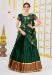 Picture of Shapely Georgette Forest Green Lehenga Choli