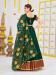 Picture of Shapely Georgette Forest Green Lehenga Choli